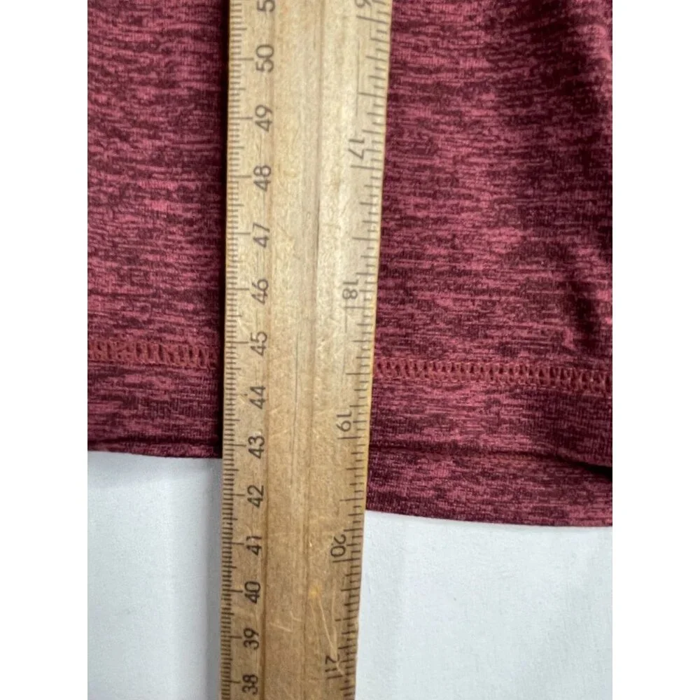 Athleta Cropped Hooded Pullover Sweater size Medium‎ Red